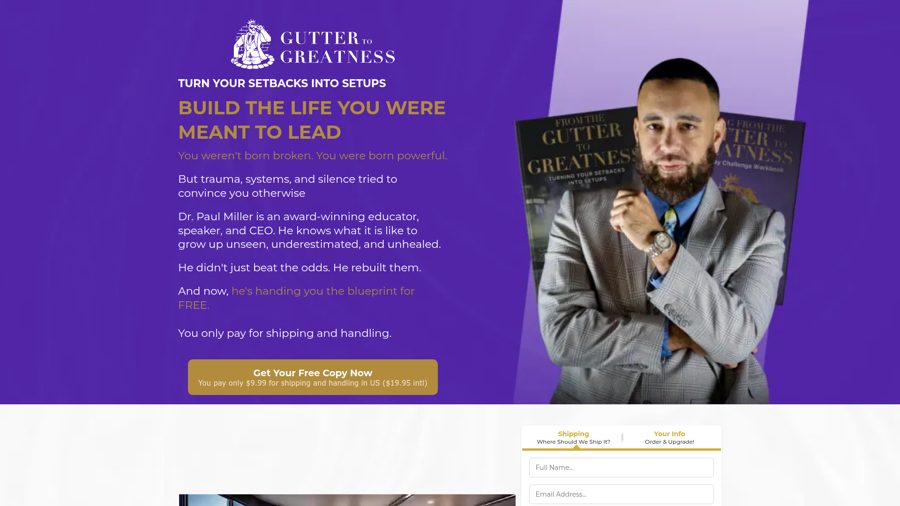 Gutter to Greatness Books